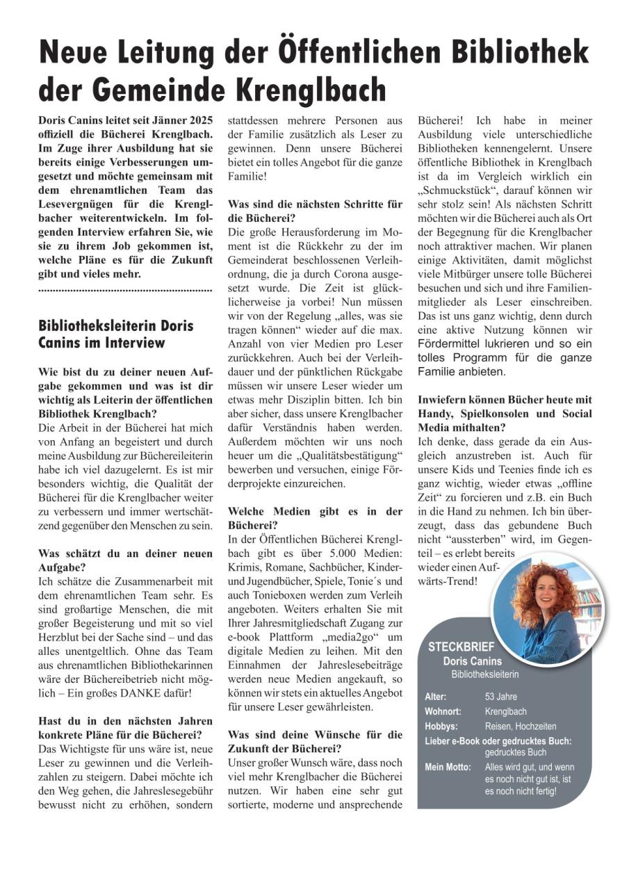 Interview Doris Canins